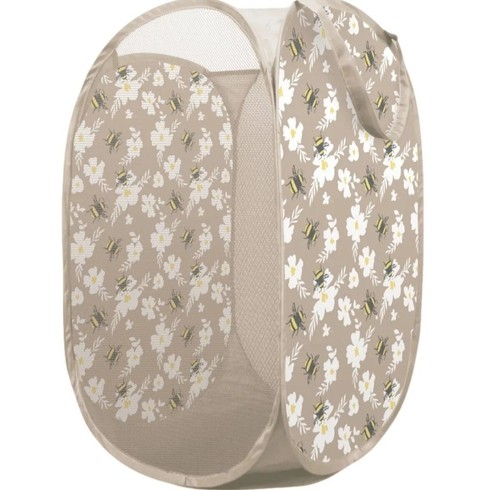 Pop laundry hamper toys - up,